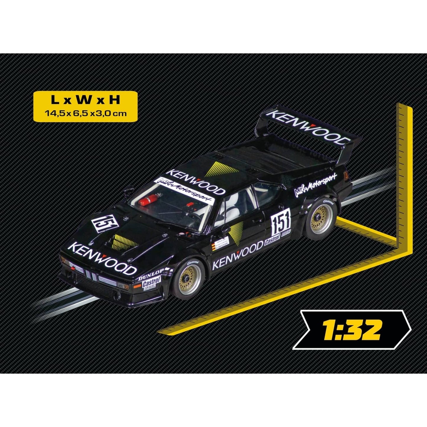Carrera -  Evolution 1:32 - BMW M1 Pro car MK-Motorsport No.151 DRM 1986 - Slot Car
