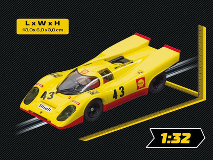 Carrera -  Evolution 1:32 - Porsche 917 Kh No.43 Slot Car Also Suits Scalextric