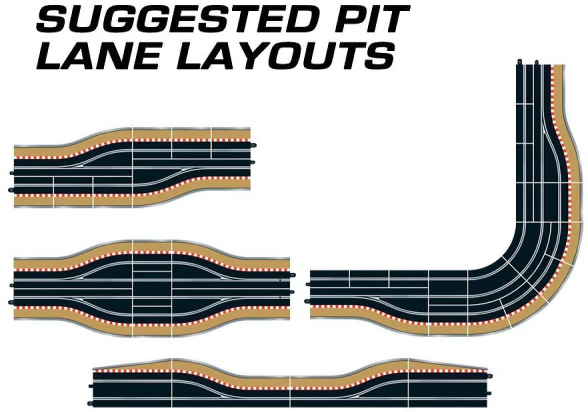 Scalextric - C7015 Pit Lane Track (right Hand)