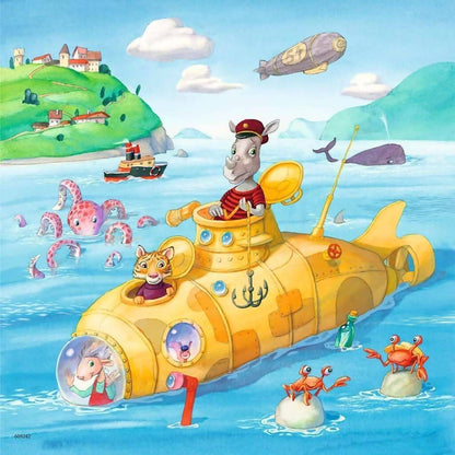 Ravensburger - Water Vehicles Jigsaw Puzzle 3 X 49pc
