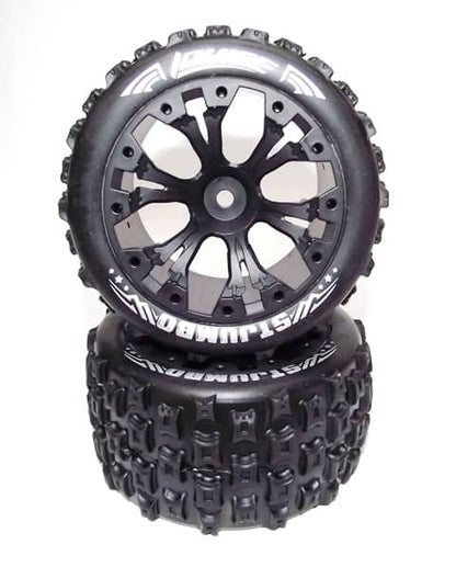 LOUISE ST-JUMBO TYRES + RIMS SUIT TRAXXAS ELECTRIC REAR