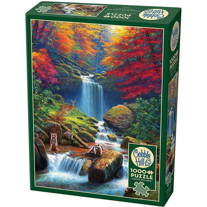 Cobble Hill - Mystic Falls In Autumn - Jigsaw Puzzle 1000 Pieces