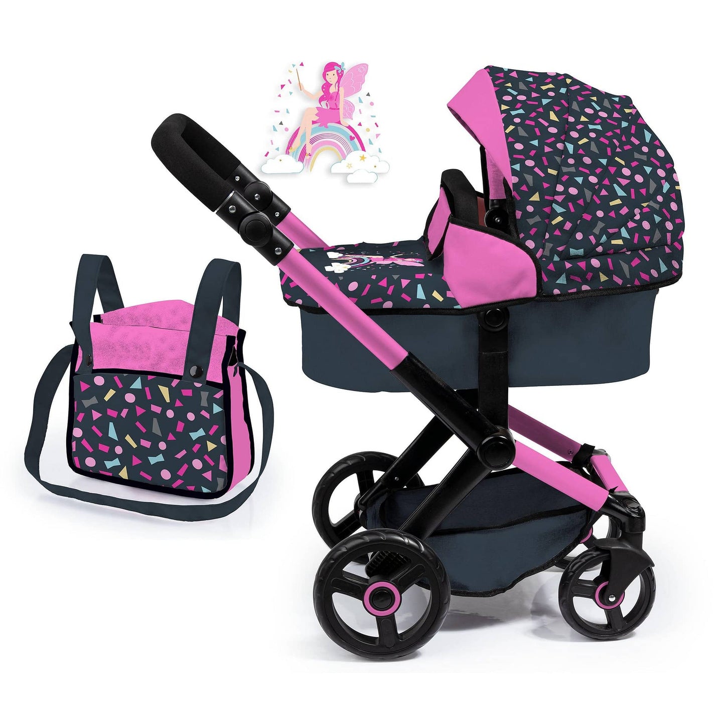 Bayer -  Xeo Compact Doll Pram Confetti