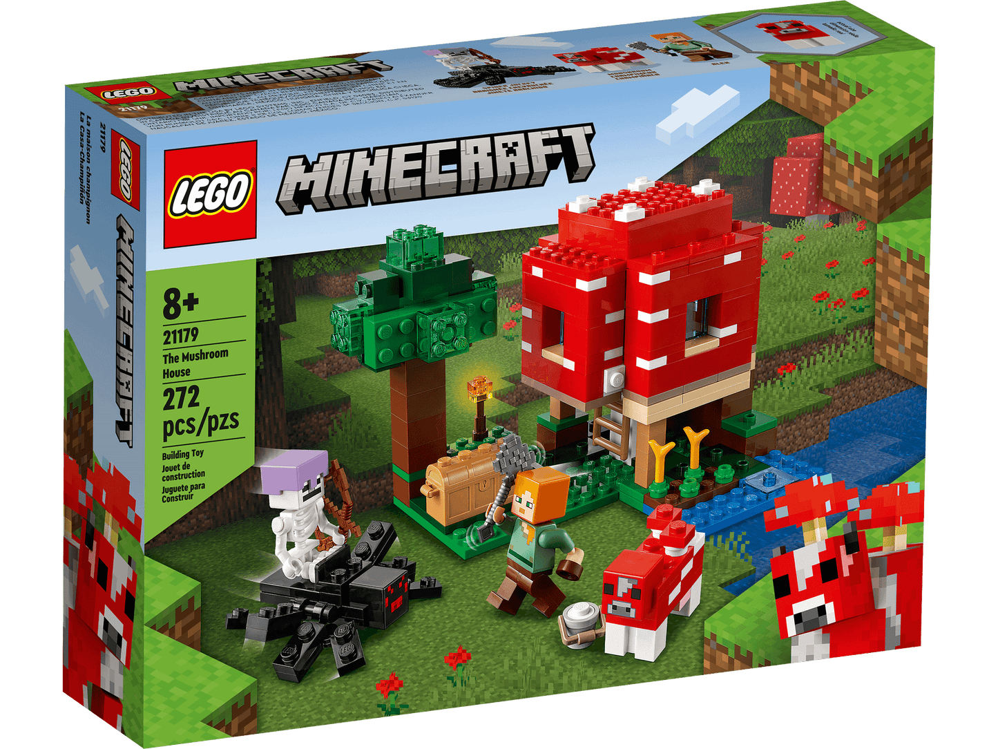 LEGO 21179 The Mushroom House - Minecraft