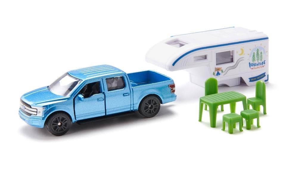 Siku - Ford F150 Pick-up Camper Die-Cast Model
