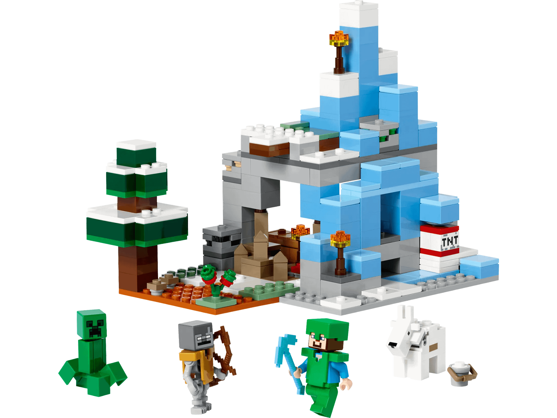 LEGO 21243 The Frozen Peaks - Minecraft
