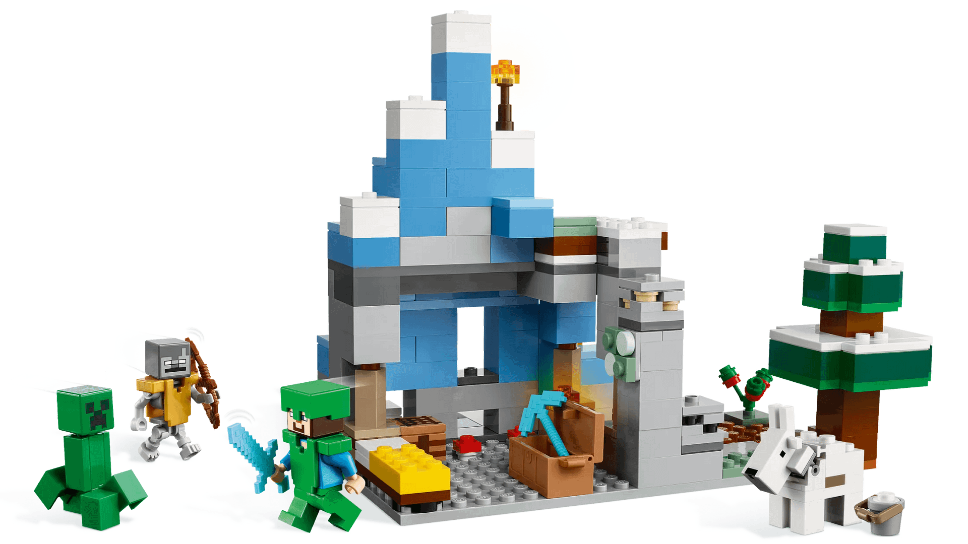 LEGO 21243 The Frozen Peaks - Minecraft