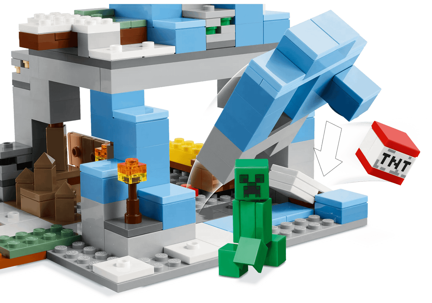 LEGO 21243 The Frozen Peaks - Minecraft