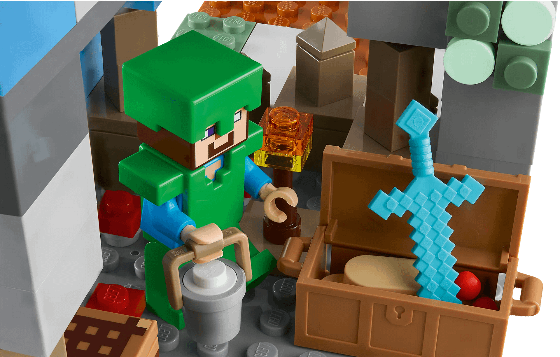 LEGO 21243 The Frozen Peaks - Minecraft