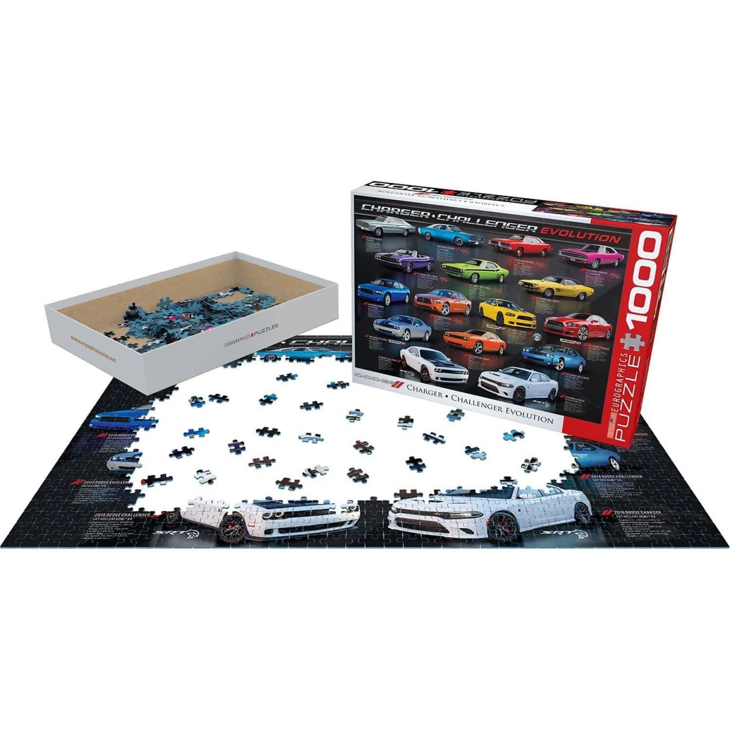 Eurographics - Dodge Charger Challenger Evolution 1000-piece Puzzle - Jigsaw Puzzle 1000 Pieces