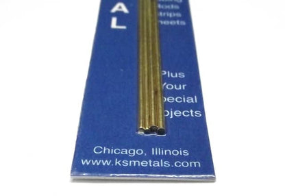 K&S METAL #5072 BRASS ROD 1:16+3/64 12' 2EACH