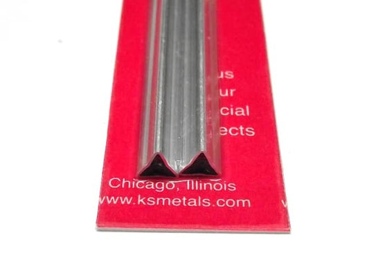 K&S METAL #5098 ALUMINIUM TRIANGLE TUBE 2PCS