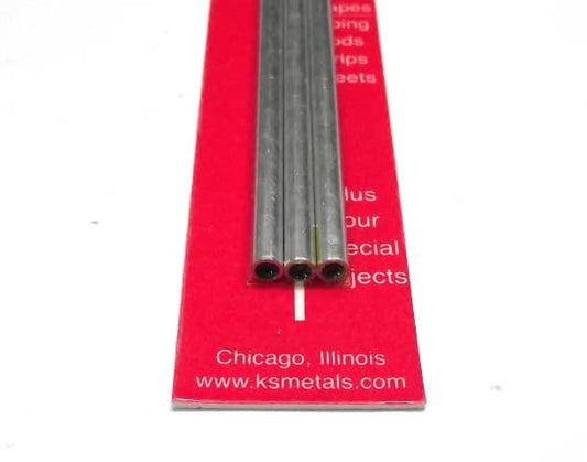 K&S METAL #9803 ALUMINIUM ROUND TUBE 4X300MM 3PCS