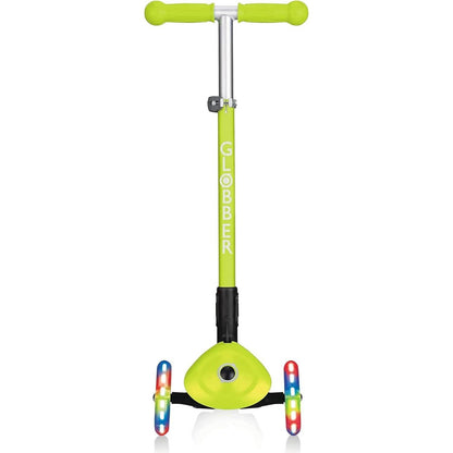 Globber - Primo Foldable Scooter Lights Lime Green