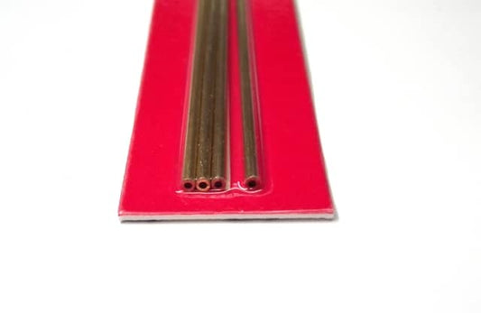 K&S METAL #9820 BRASS ROUND TUBE 2X300MM 4PCS