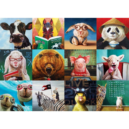 Eurographics - Funny Animals - Jigsaw Puzzle 1000 Pieces
