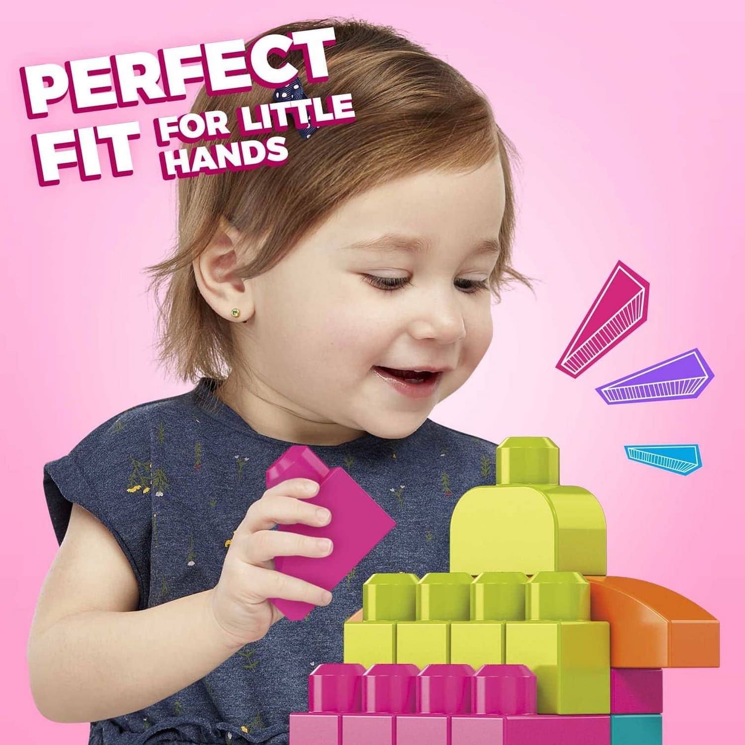 Mega Bloks - First Builders Big Building Bag (pink) Mattel
