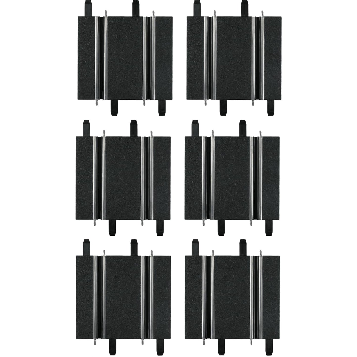 Carrera -  GO 1:43 - Straights 100 mm (3)+ 114 mm (3) - Slot Car Track Accessories