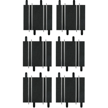 Carrera -  GO 1:43 - Straights 100 mm (3)+ 114 mm (3) - Slot Car Track Accessories