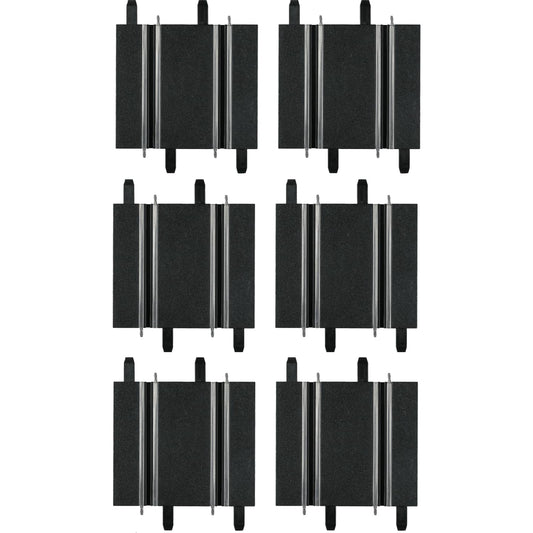 Carrera -  GO 1:43 - Straights 100 mm (3)+ 114 mm (3) - Slot Car Track Accessories