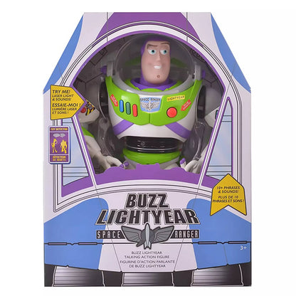 Disney -  Pixar - Toy Story Buzz Lightyear Space Ranger Interactive Talking Action Figure 12-inch