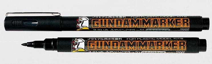 GUNDAM -  MARKER BRUSH TYPE BLACK GM20