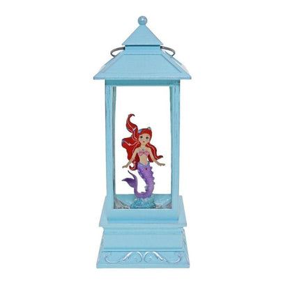 Cotton Candy -  Aqua Glitter Lantern Mermaid Princess