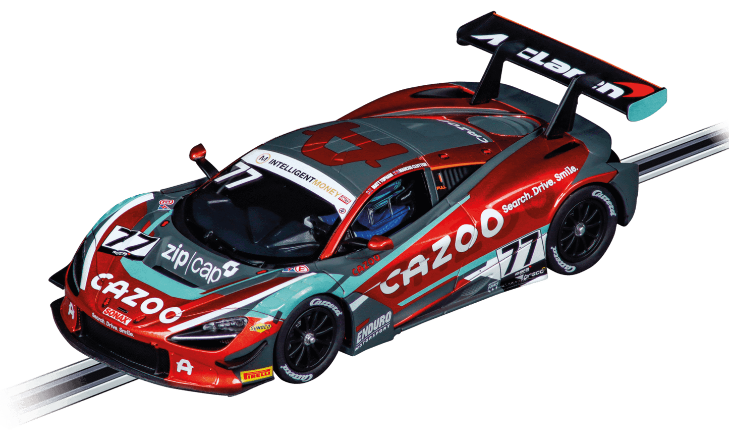 Carrera -  1:32 Evolution McLaren 720S GT3 Enduro Motorsport No.77 British GT 2023 Slot Car Also Suits Scalextric