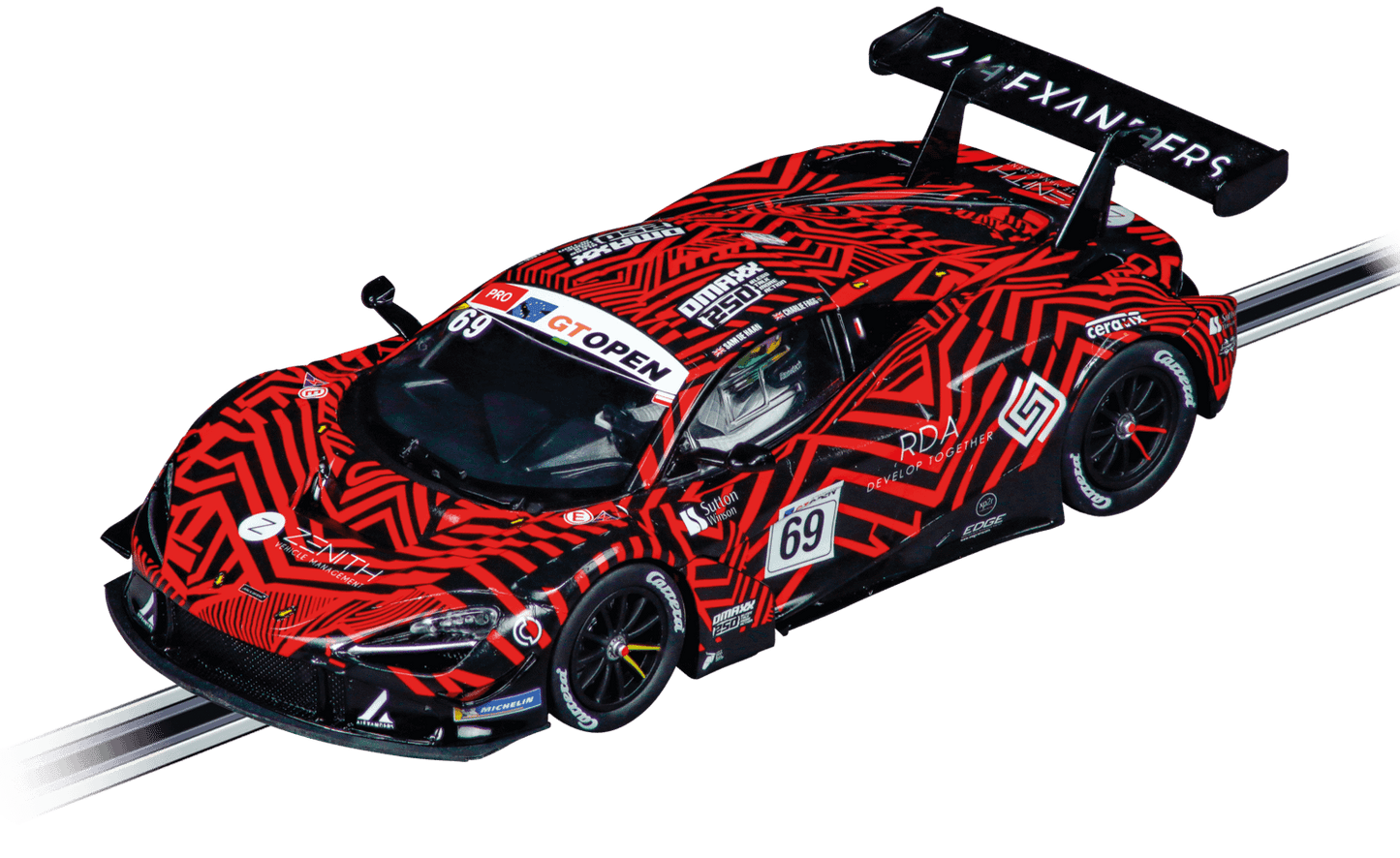 Carrera -  Evolution 1:32 - McLaren 720S GT3 Optimum Motorsport #69 International GT Open 2023 - Slot Car Also Suits Scalextric