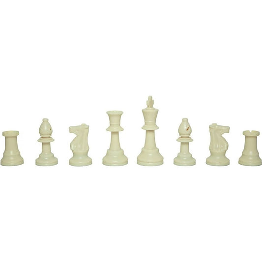 Lets Play Games - Classics Club Chess Set 20-inch - Portable Rubber Roll Up Brown Woodgrain Look