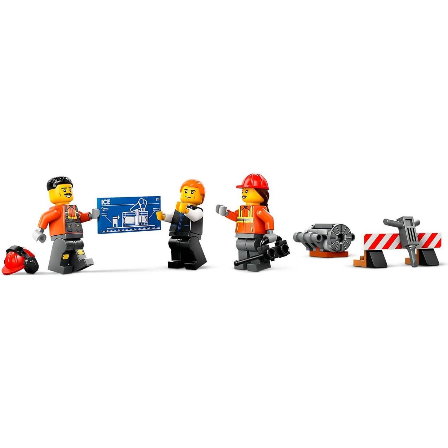 LEGO 60420 Yellow Construction Excavator - City