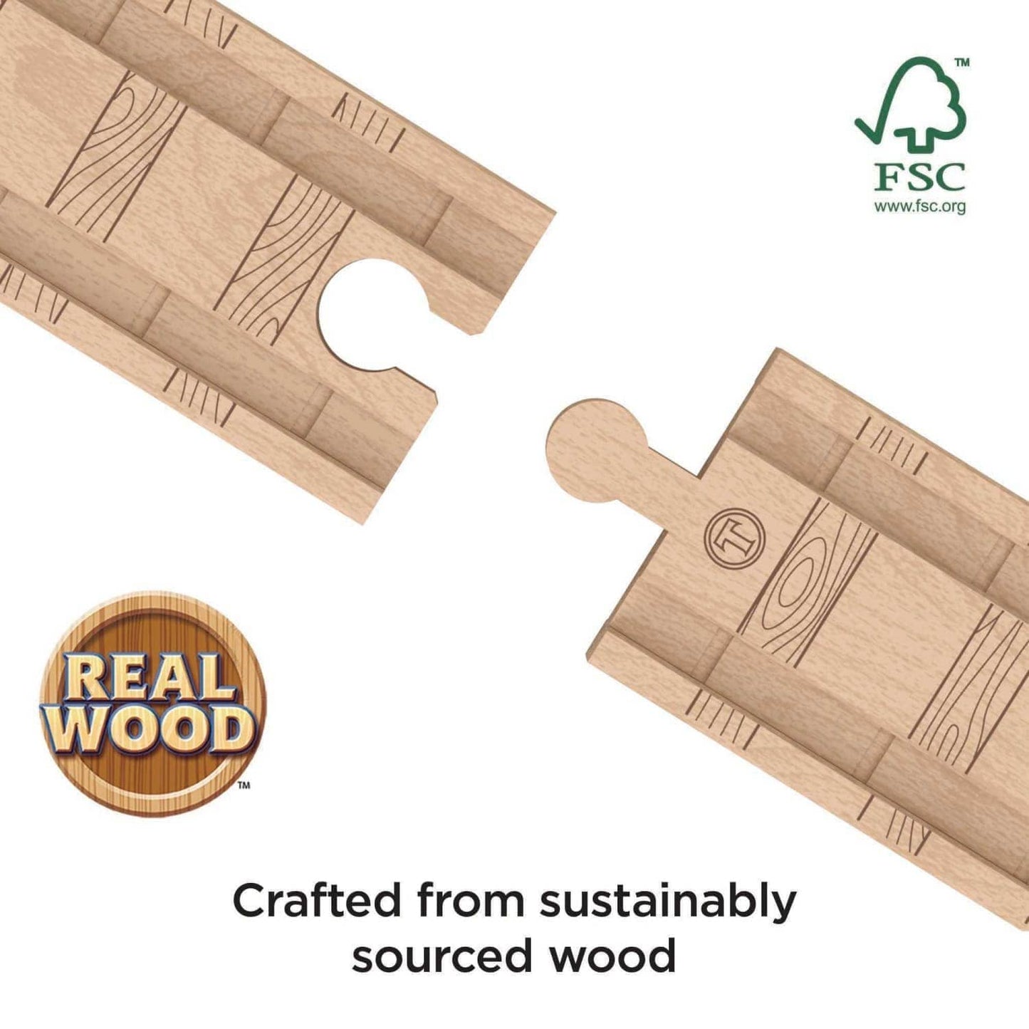 Thomas & Friends -  Wooden Railway Expansion Clackety Track Pack Train Track Pack