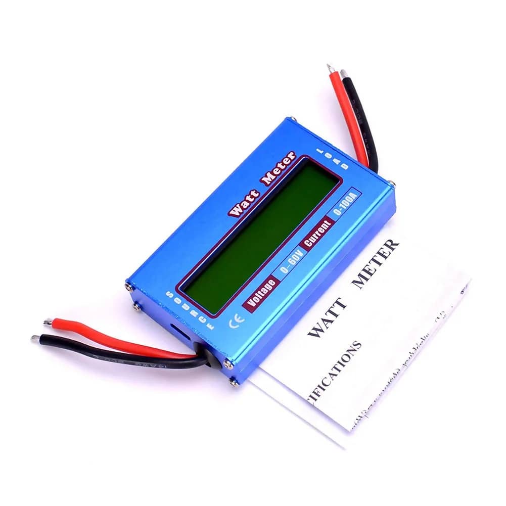 Lcd 0-60v 0-100a Watt Meter