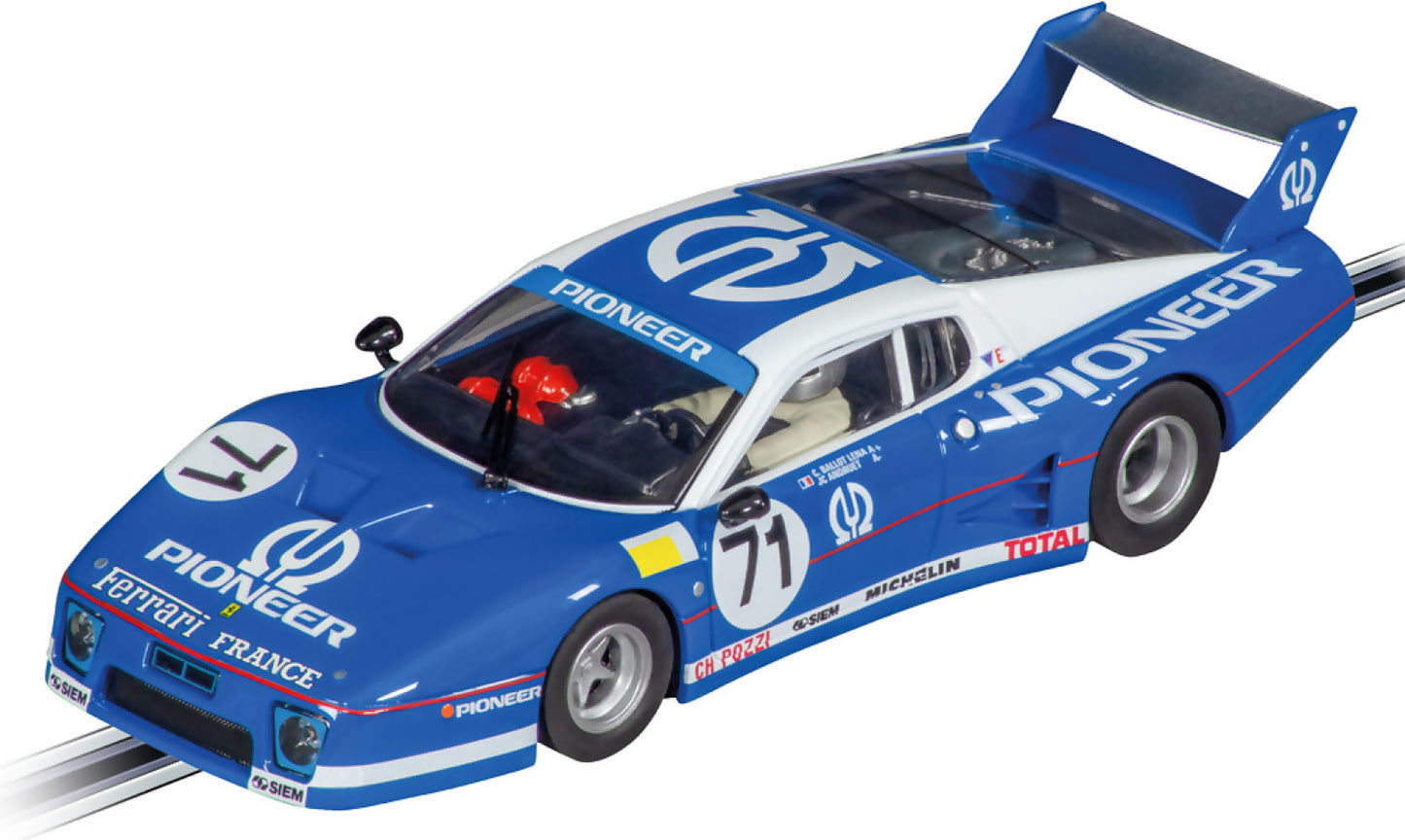 Carrera -  Evolution 1:32 - Ferrari 512 Bb Lm c.pozzi No.71 Slot Car Also Suits Scalextric
