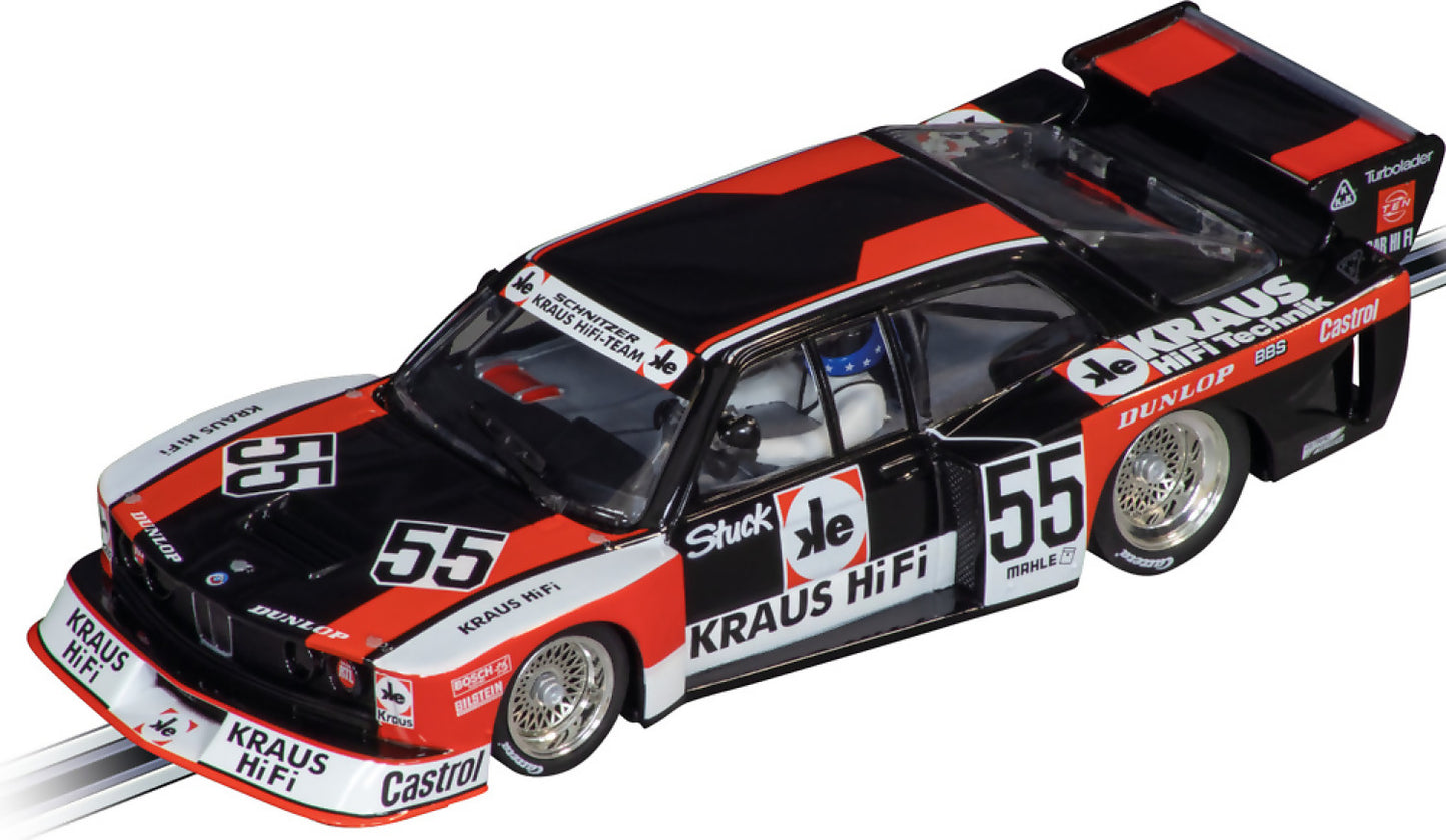 Carrera -  Evolution 1:32 - Bmw 320 Turbo Flachbau team Schnitzer No.55 Drm 1980 Slot Car Also Suits Scalextric