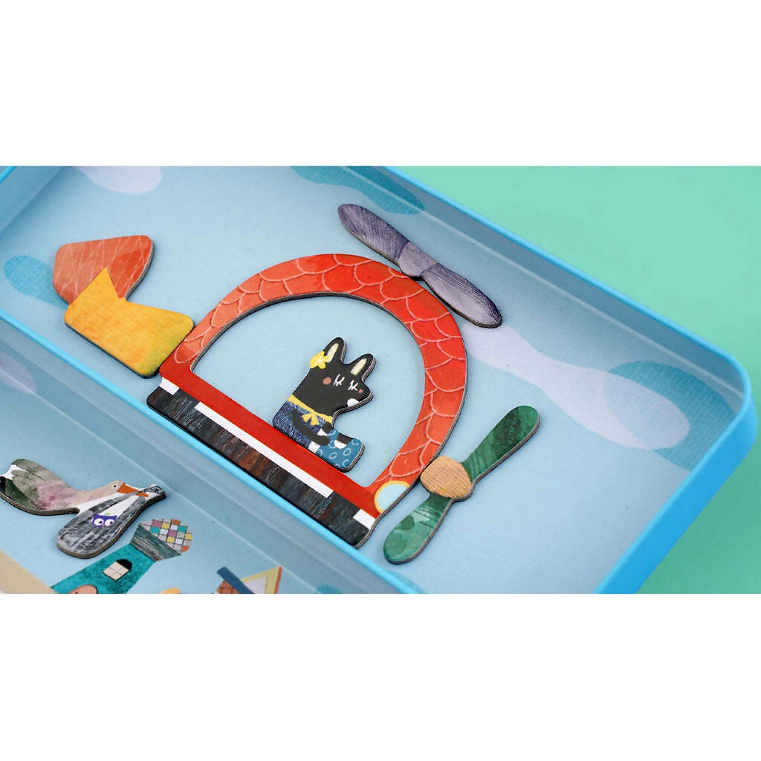 Mieredu - Travel Magnetic Puzzle Box Aircraft