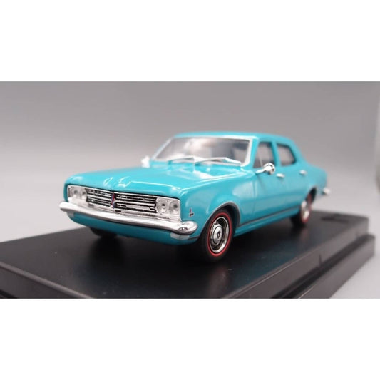 DDA Collectibles -  1:43 Scale - 1968 HK Holden Premier 4 Door Sedan Turquoise - Diecast Model