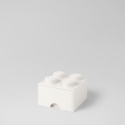 LEGO Storage Brick Drawer 4 (1 Drawer) White 4005 - Room Copenhagen