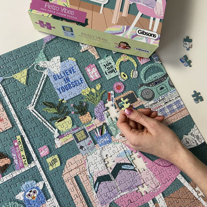 Gibsons - Retro Vibes - Jigsaw Puzzle 1000 Pieces