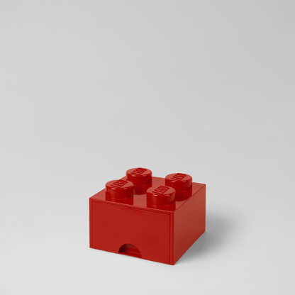 LEGO Storage Brick Drawer 4 (1 Drawer) Red 4005 - Room Copenhagen