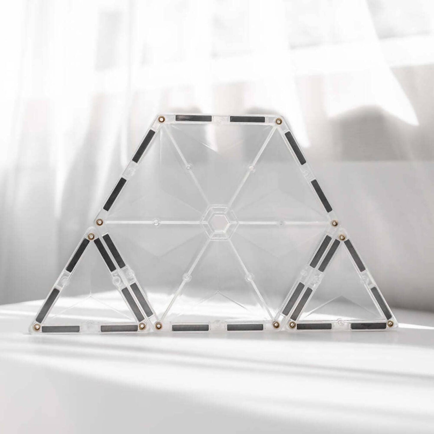 Connetix - Magnetic Tiles Clear Pack 34pc
