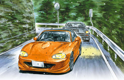 Aoshima 1:24 Omiya Satoshi Nb8c Roadster