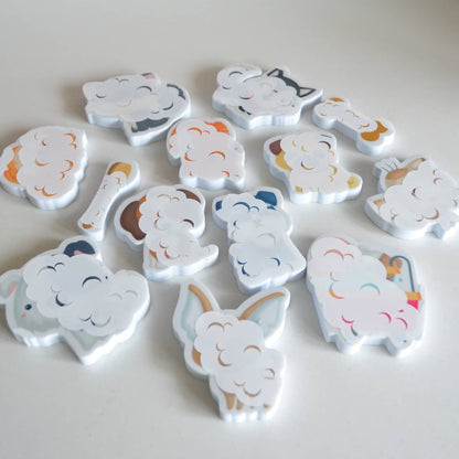 Buddy & Barney - Colour Changing Bath Stickers - Muddy Paws