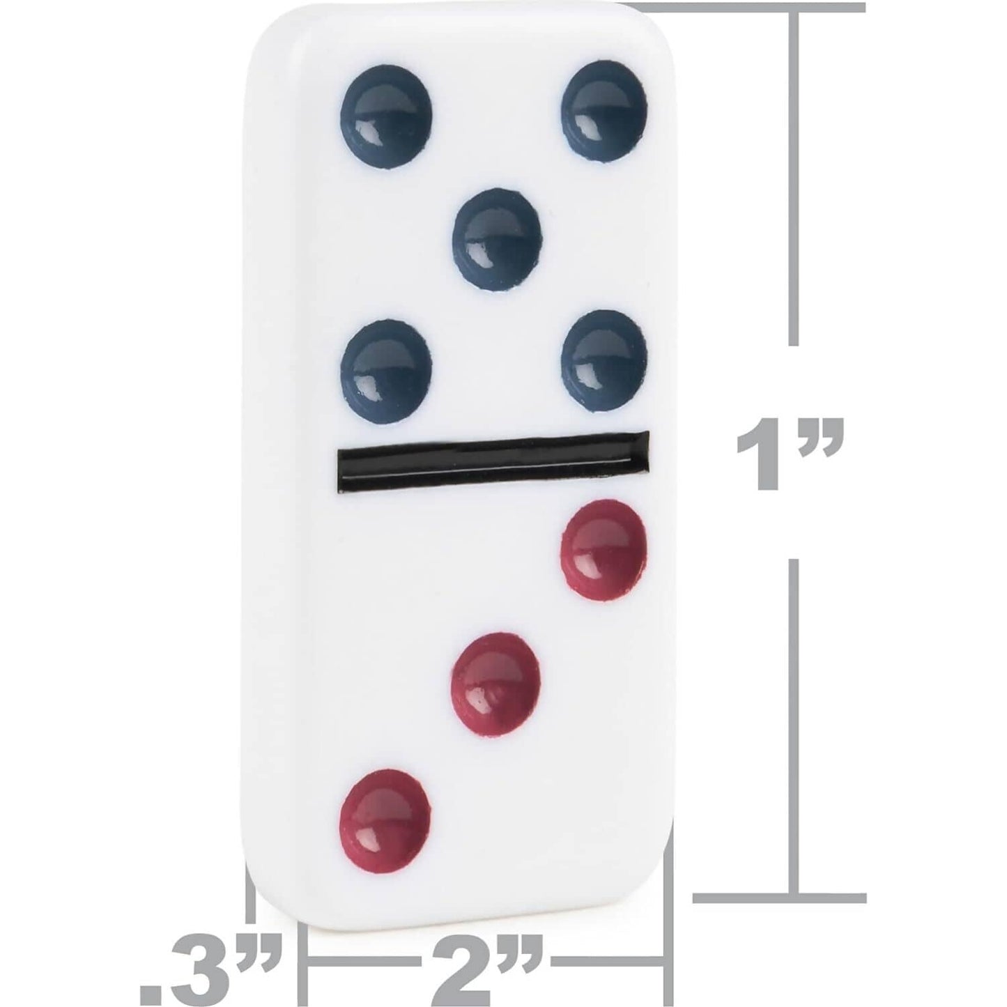 Cardinal -  Classics - Double-Twelve Coloured Dominoes - Spin Master