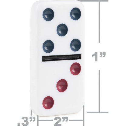 Cardinal -  Classics - Double-Twelve Coloured Dominoes - Spin Master