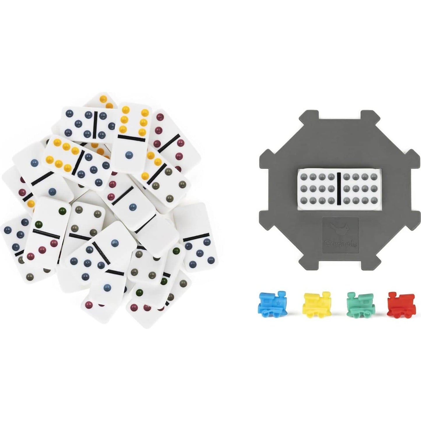 Cardinal -  Classics - Double-Twelve Coloured Dominoes - Spin Master