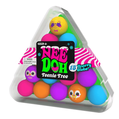 Schylling -  Nee Doh - Squishmas Groovy Tree - 15 Pack