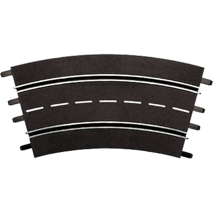 Carrera -  Digital 1:32 Accessories - Curve Track 3/30° 6 x track sections corner set 30 degrees each - Slot Car Track Accessories also Suits 1:24 & Evolution