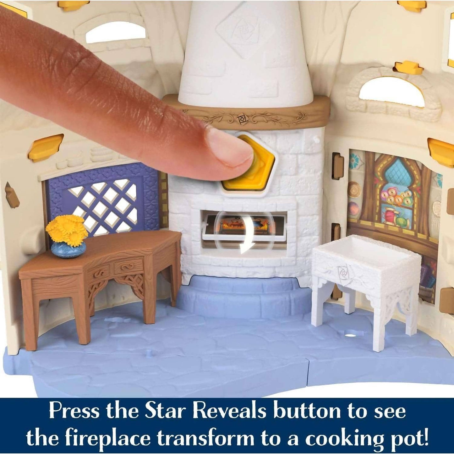 Disney -  Wish - Mini Doll & Dollhouse Playset Asha Of Rosas Cottage With Micro Doll Star Figure & 15+ Furniture & Accessories Travel Toys