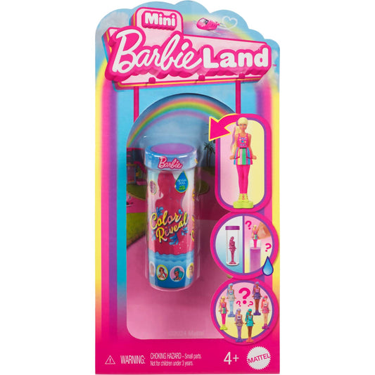 Barbie - Mini Barbieland Color Reveal Dolls 1.5-inch Doll With Surprise Water Reveal - Mattel